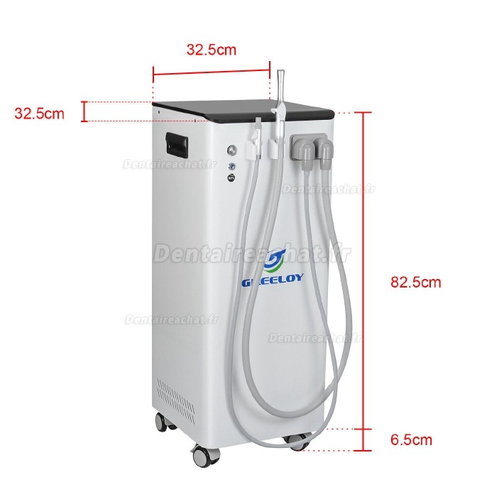 GREELOY® GSM-400 aspirateur salive dentiste 400L/min 400W